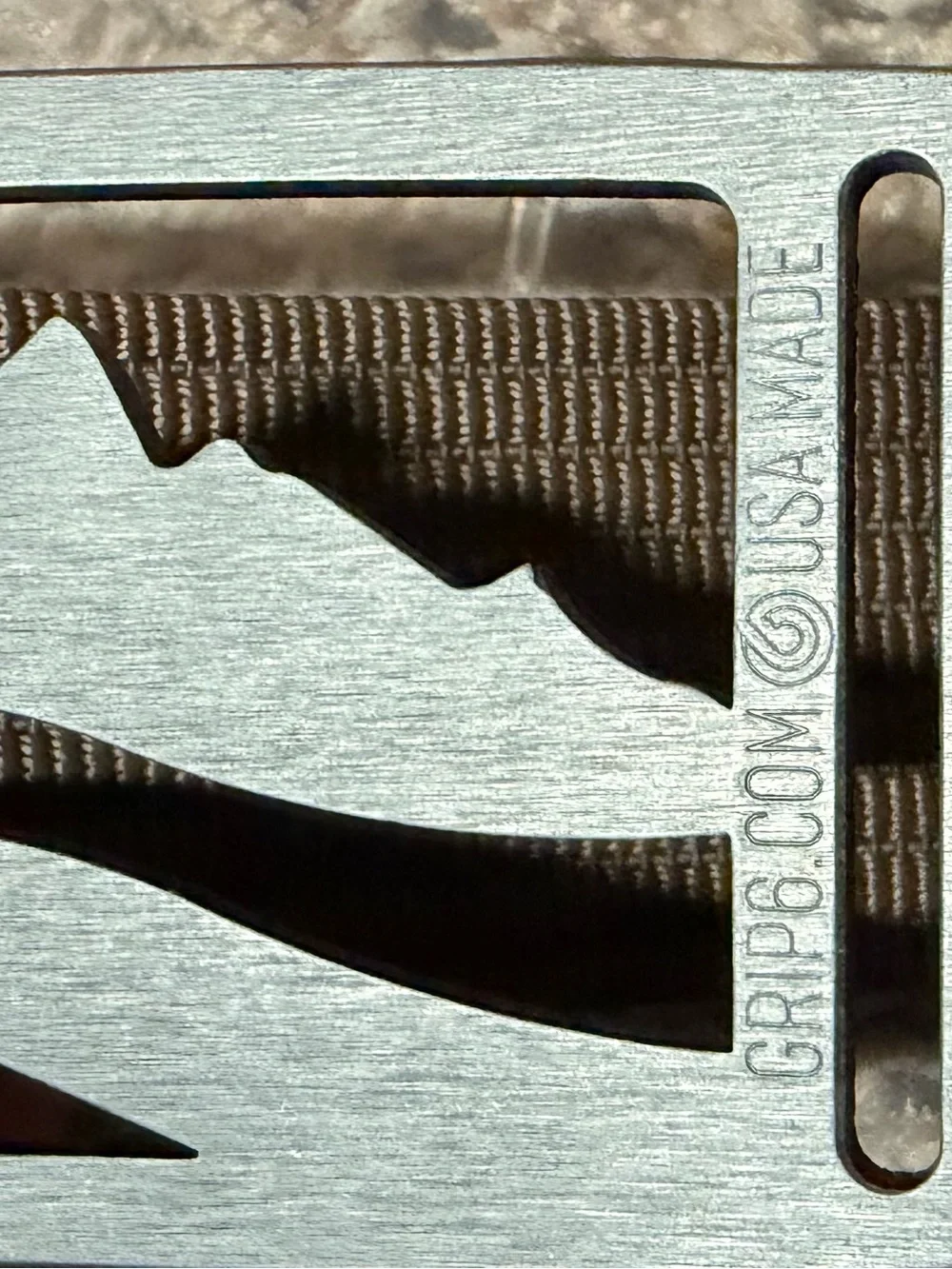 Grip 6 Silver Mountain Metal Buckle Brown Military grade Belt 41.5in length